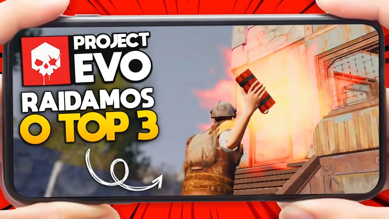 PROJECT EVO 💣 RAIDAMOS O TOP 3 DO SERVIDOR - RUST MOBILE