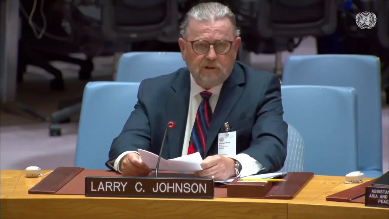 Ex-CIA Larry Johnson briefing at the UNSC: The U.S. behind Nord-Stream pipeline sabotage