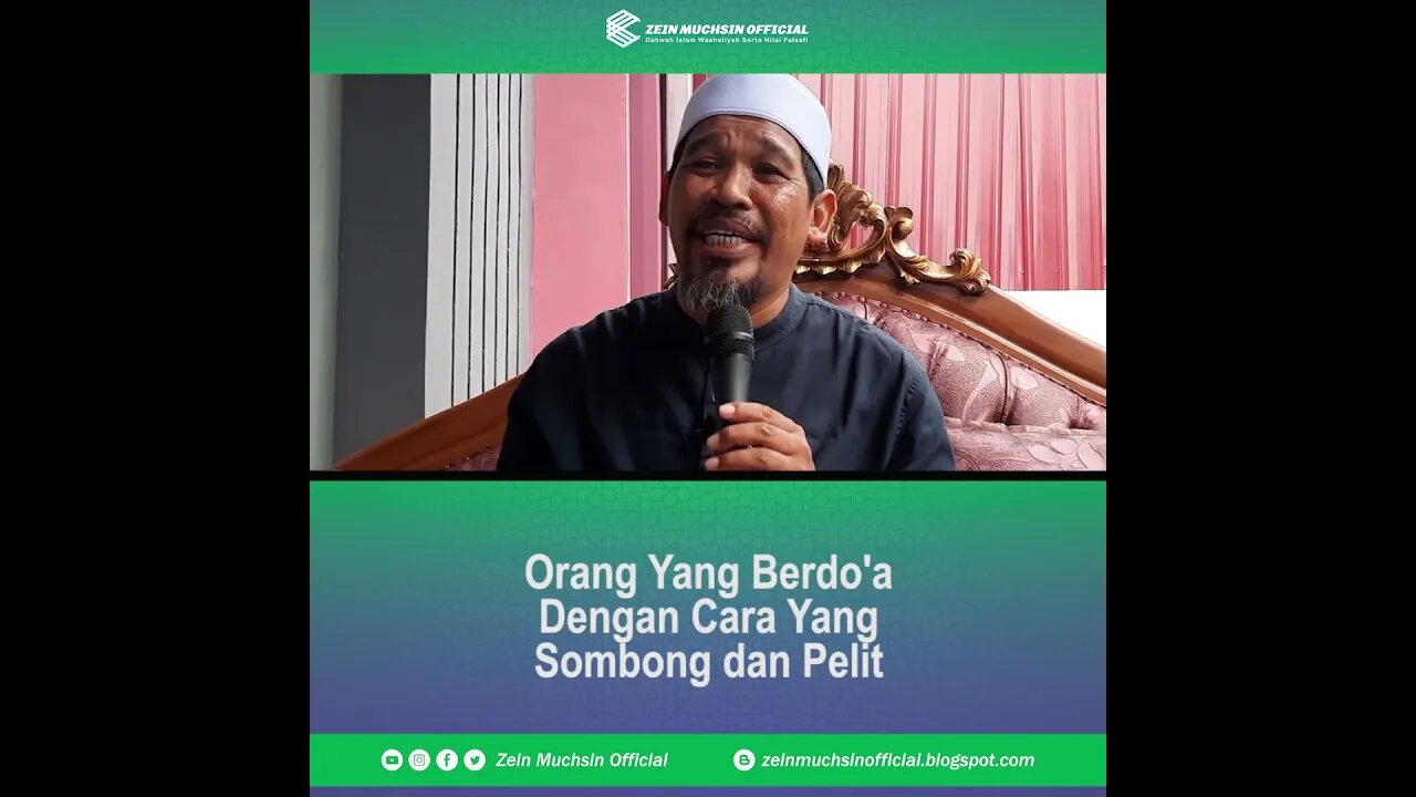 Orang Yang Berdoa Tapi Sombong dan Pelit - Ustadz Zein Muchsin