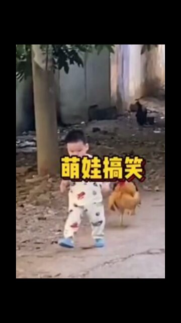 So funny cute babies are bullied by animals