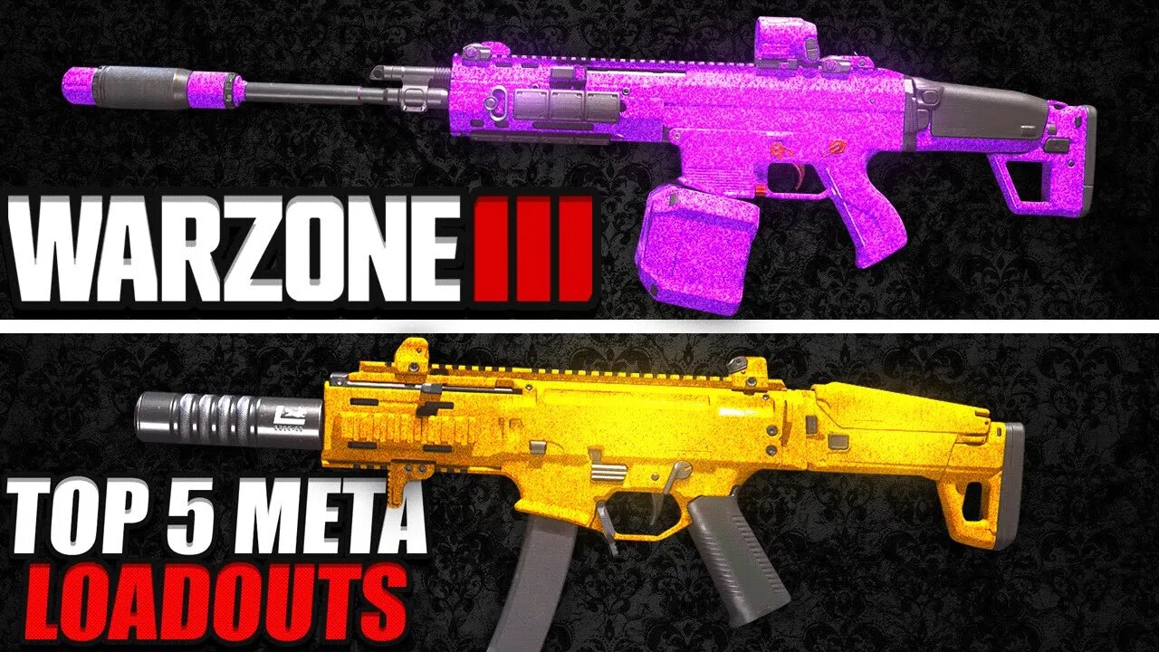 TOP 5 META LOADOUTS in WARZONE 3! (Warzone Best Loadouts)