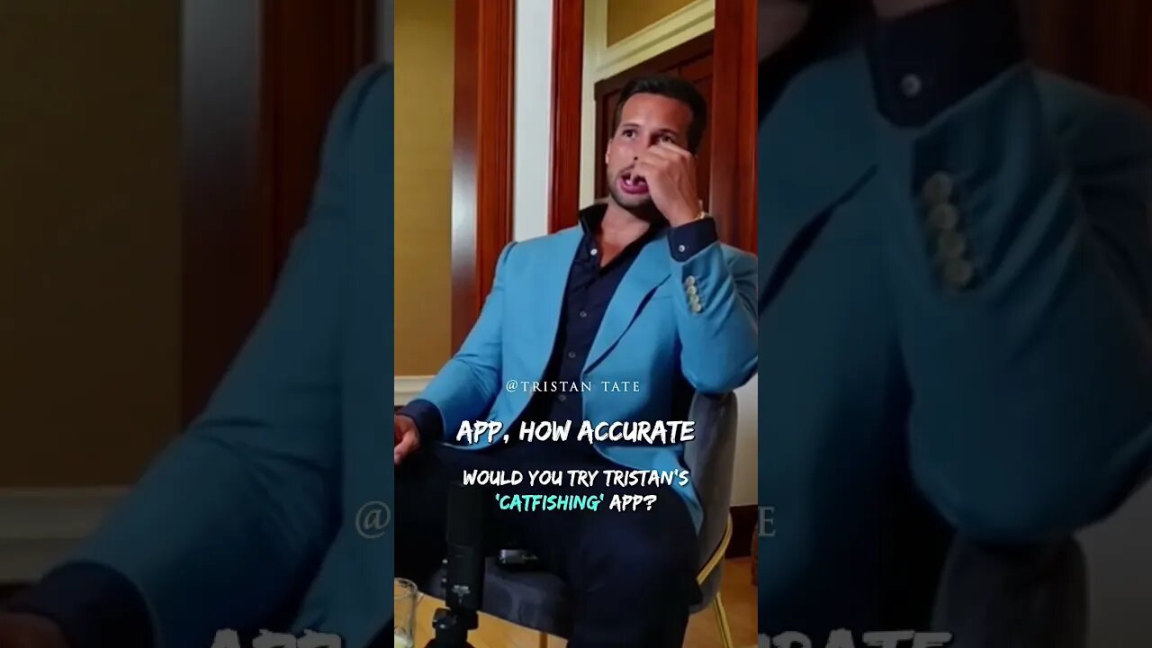 Would You Try Tristan Tate’s ‘Catfishing’ App? #Shorts