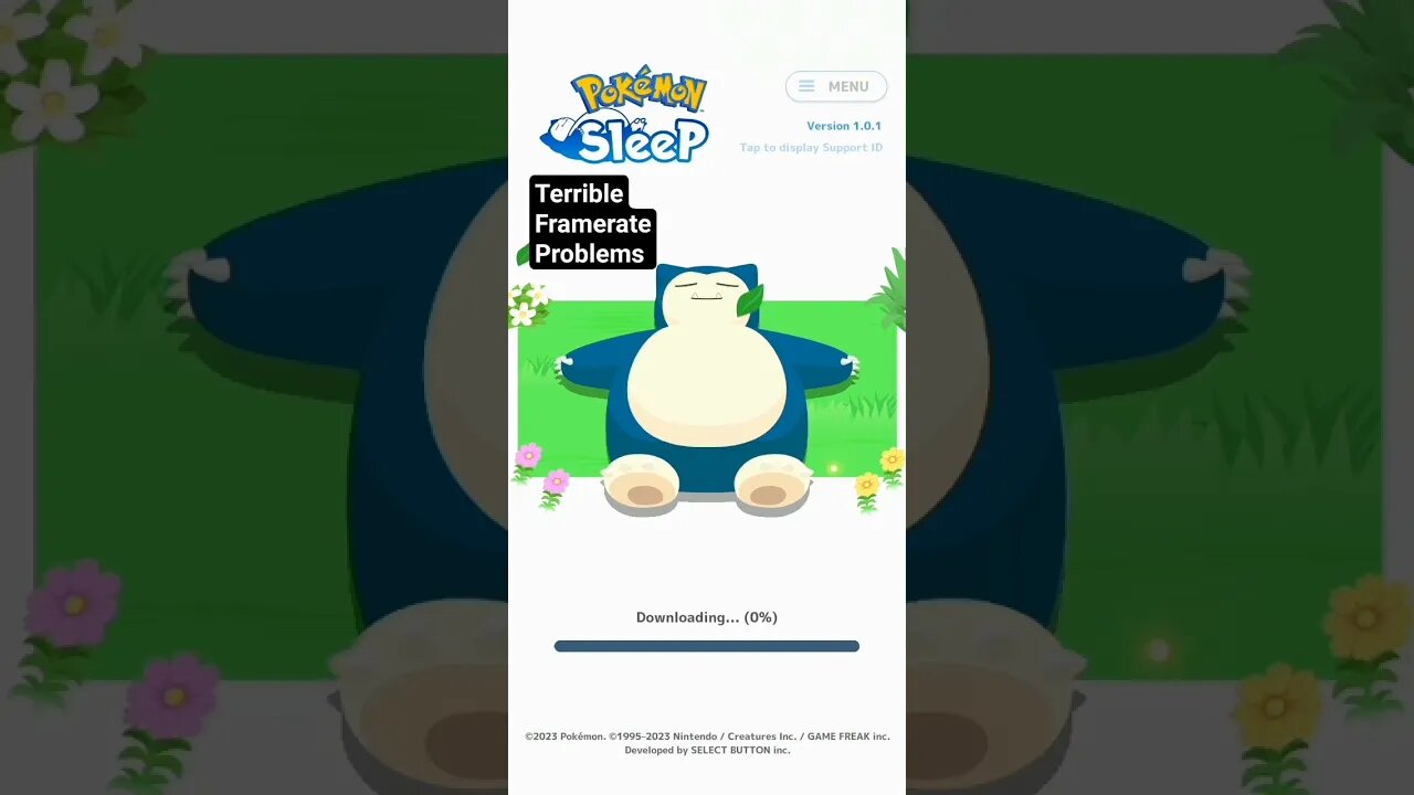 Pokémon Sleep Has Terrible Framerate Issues #fixpokemonsleep #shorts #pokemon