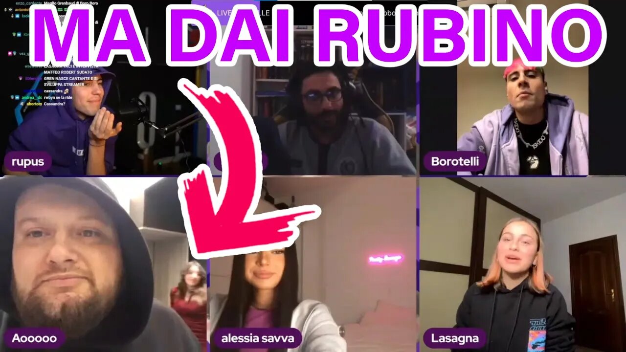 RUBINO OGNI GIORNO CON UNA RAGAZZA DIVERSA