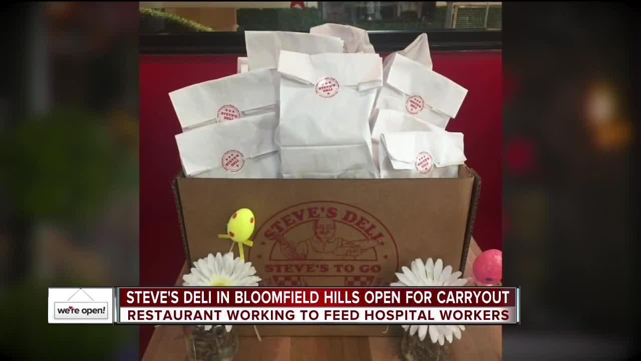 Steve's Deli in Bloomfield Hills open for carryout