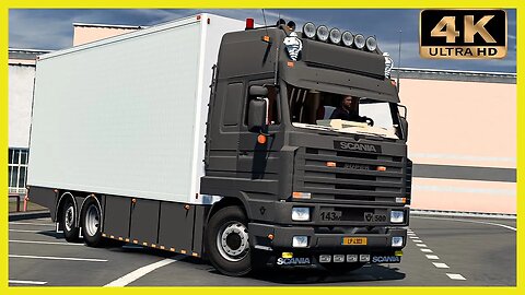 Scania 143M 500 V8 "Open Pipes" | Euro Truck Simulator 2 “4K” Gameplay