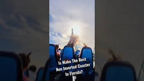 Is Mako The Best Non Inverted Rollercoaster In Florida?