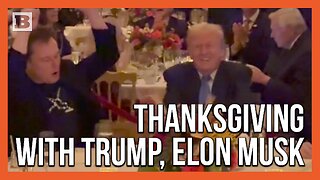 Donald Trump, Melania, Barron, and Elon Musk Hang Out at Mar-a-Lago on Thanksgiving