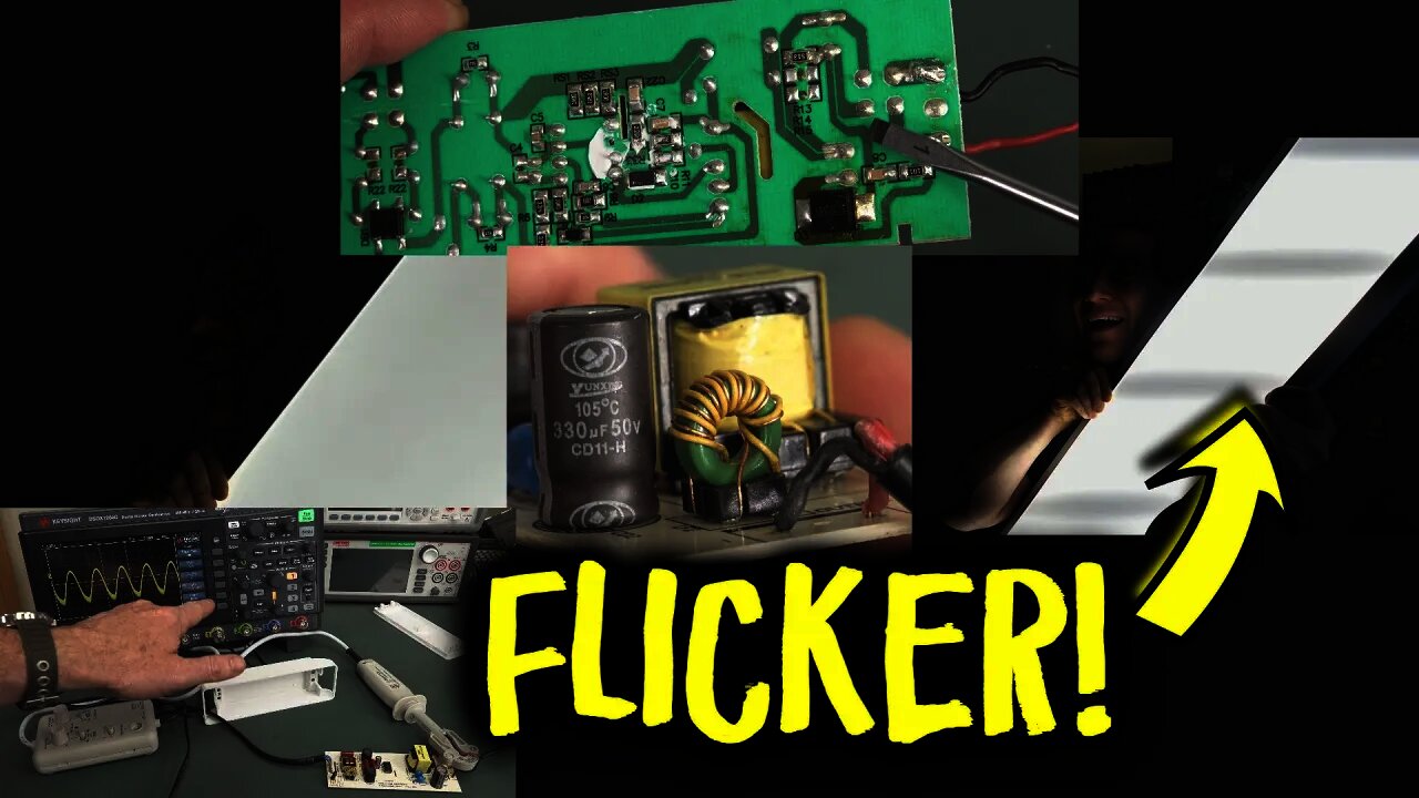 EEVblog #1252 - LED Panel Lighting Flicker Investigated