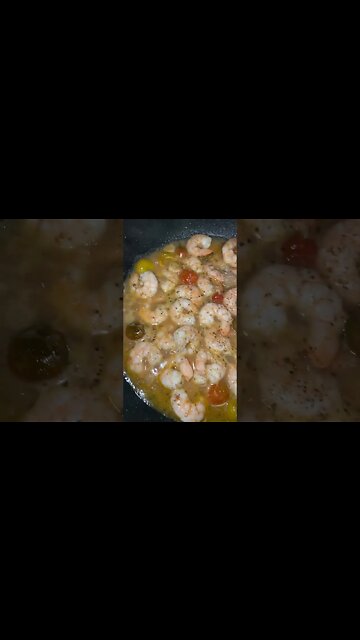 I MADE SHRIMP SCAMPI!!! 🍤 🦐