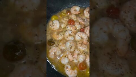 I MADE SHRIMP SCAMPI!!! 🍤 🦐