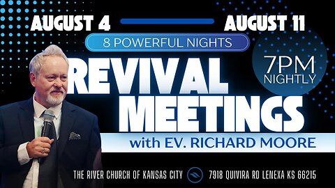 Sunday Main Event PM w/ Ev. Richard Moore | 8.4.24