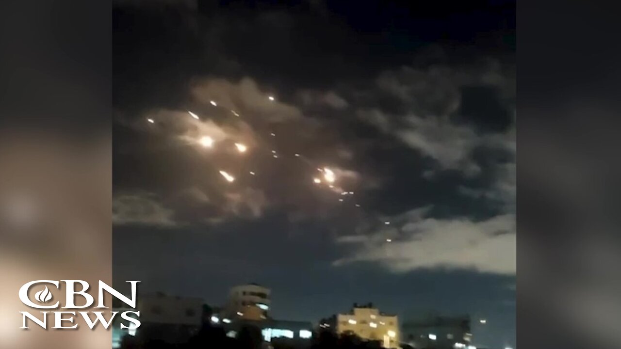 RAW FOOTAGE: Israel Hit by Massive Missile Barrage from Iran