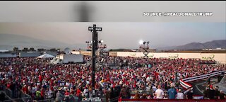 Trump campaigns in Nevada