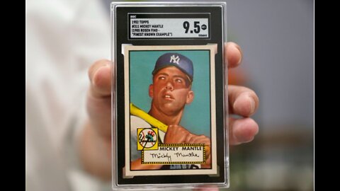 Mickey Mantle card sells for $12.6 million. Breaking Record!