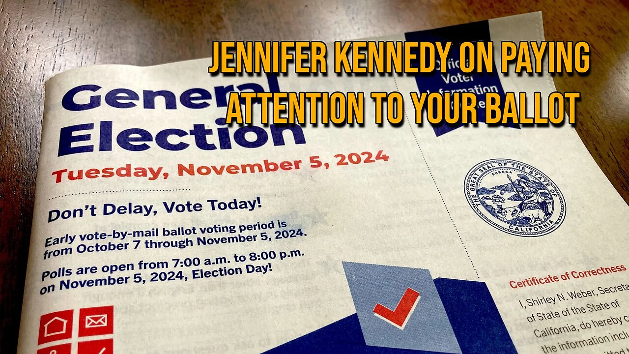 Pastor Scott Show Interview - Jennifer Kennedy on Prop 3 and paying attention to your ballot