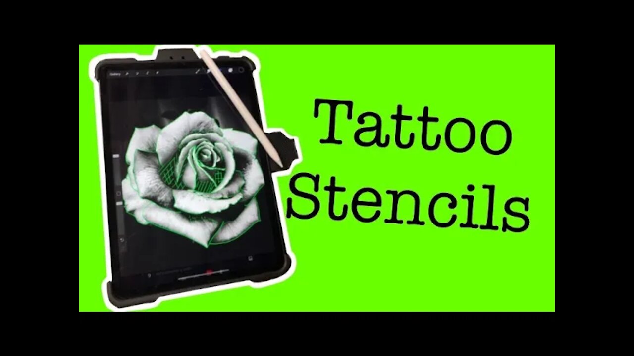 ✅How to make TATTOO STENCIL with Procreate!! ❗❗