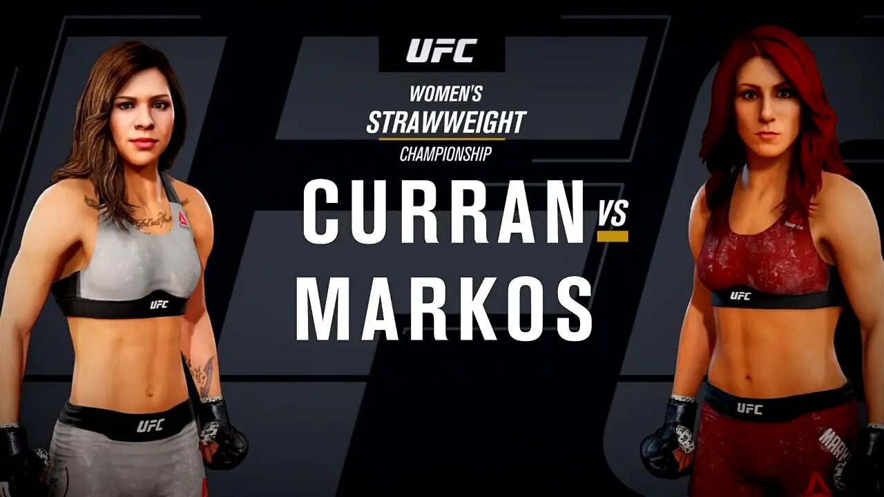 EA Sports UFC 3 Gameplay Randa Markos vs Kailin Curran