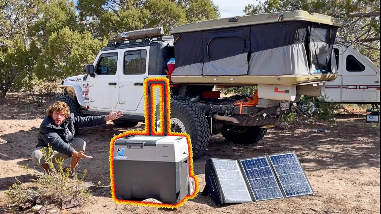 The FIRST Solar Powered Offroad Camper Fridge - DOES IT WORK?!