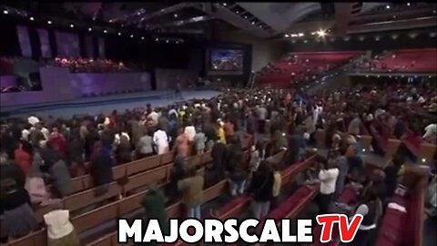 TD Jakes suffers apparent medical emergency during sermon.