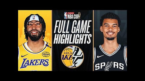 LAKERS at SPURS | EMIRATES NBA CUP 🏆 | FULL GAME HIGHLIGHTS | November 15, 2024