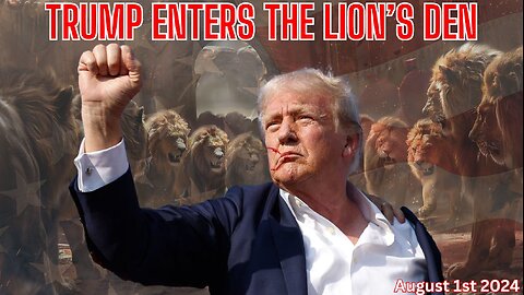 Trump Enters The Lions Den