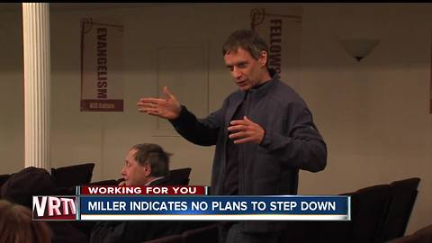 Councilor Jeff Miller has no intentions on stepping down amid child molestation charges