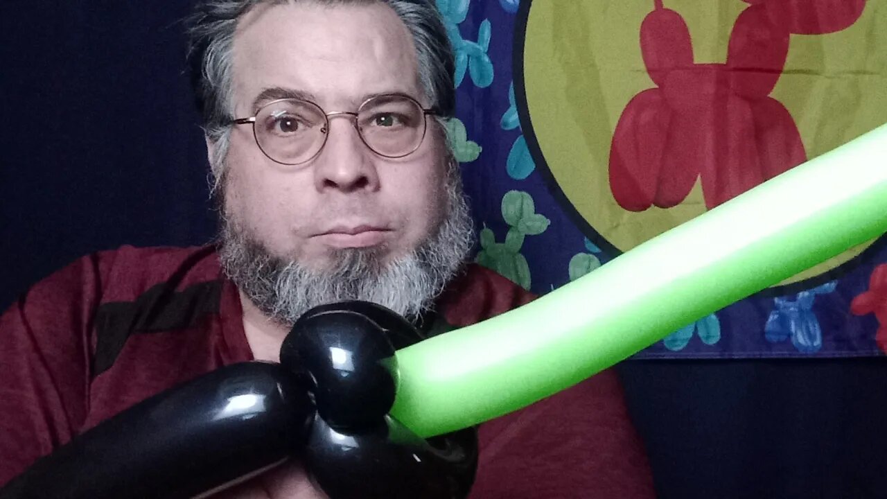 Day 69 - light Saber- 365 Days of Balloons