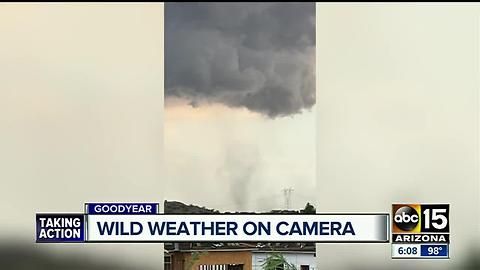 Rain, wind and dust hitting the Valley