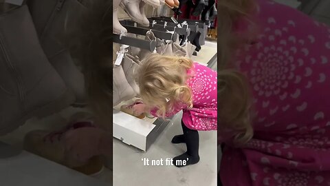 Shoe Shopping with a 2 Year Old