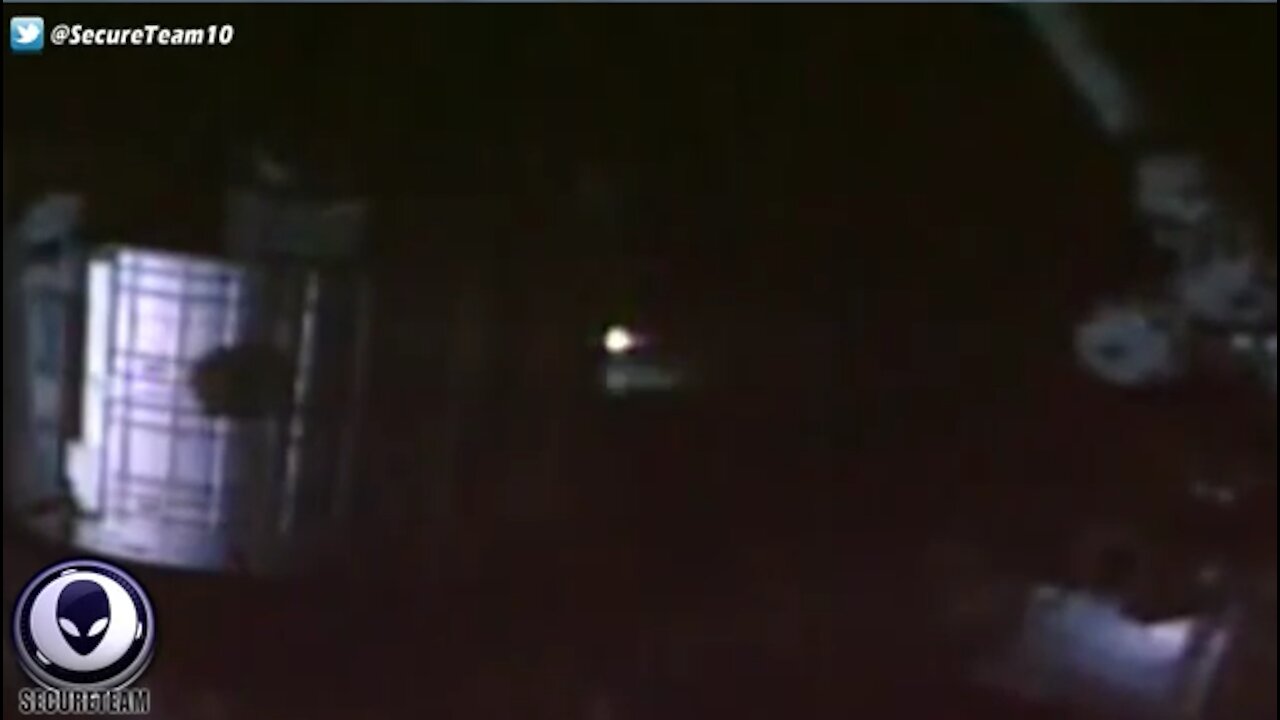 WOW! UFO Streaks Up Behind Space Station Lighting Up The Dark!