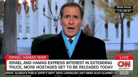 Biden Spox John Kirby: "It's Gonna Be On Hamas" To "Go Get" Remaining Hostages From "Other Groups"