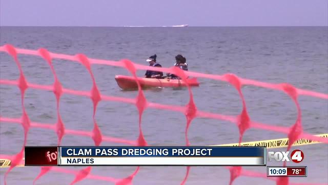 Clam Pass Dredging Begins