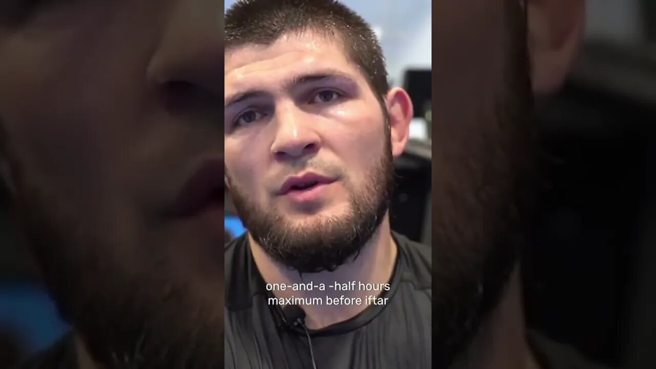 HOW KHABIB USED TO TRAIN DURING RAMADAN! 😱 #shorts #khabib #ufc #Ramadan