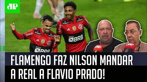 "Cara, o Flamengo MESMO COM DESFALQUES..." Nilson MANDA A REAL a Flavio Prado!