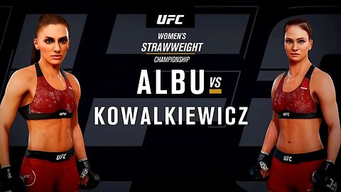 EA Sports UFC 3 Gameplay Karolina Kowalkiewicz vs Alexandra Albu