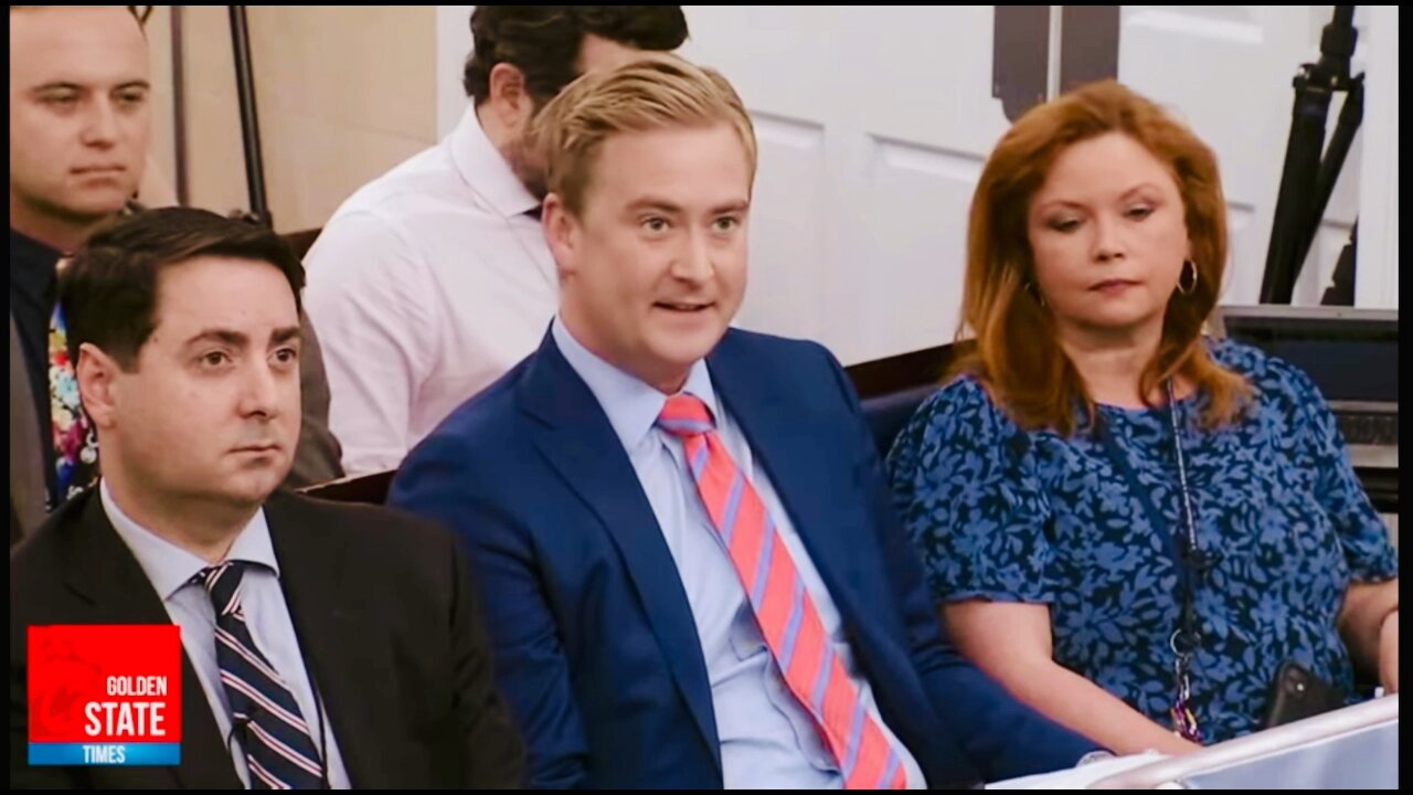 DOOCY MIC DROP🤜🎤on Karine Jean-Pierre: "Why is the president bragging today about gas prices?" 💥