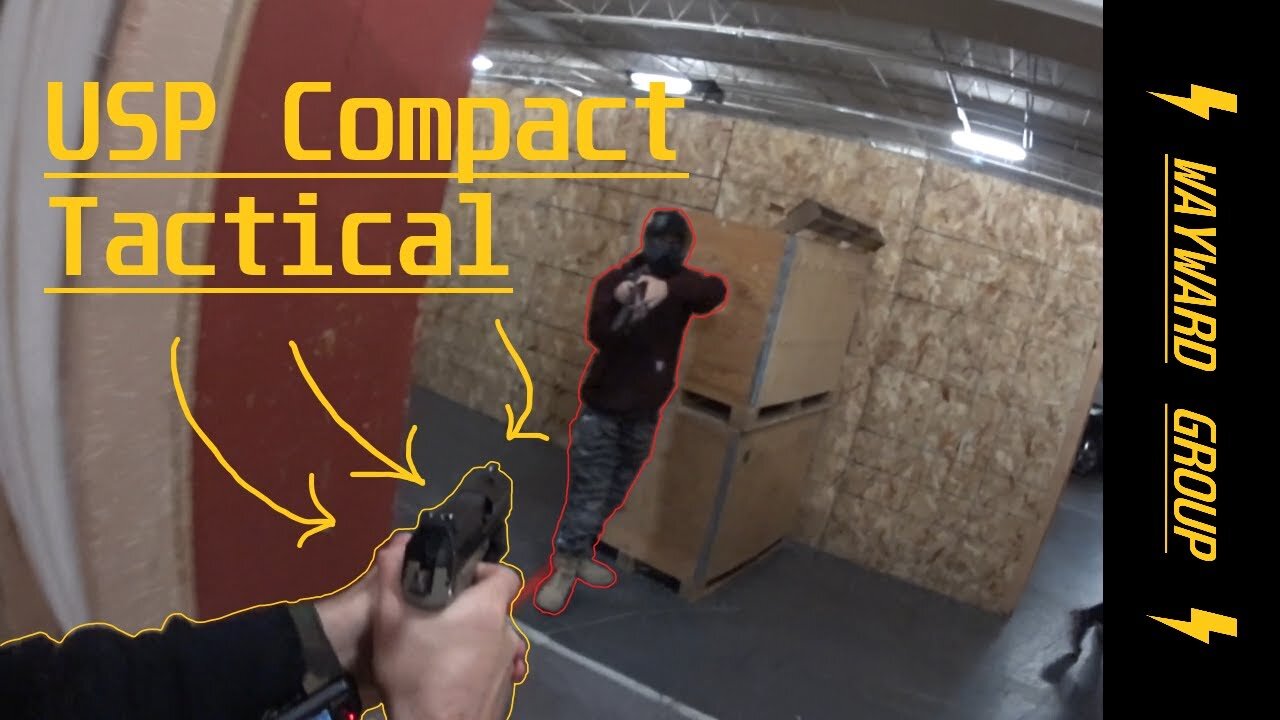 KWA USP Compact Tactical/GHK M4 Gameplay (Bonus Memes at the End)