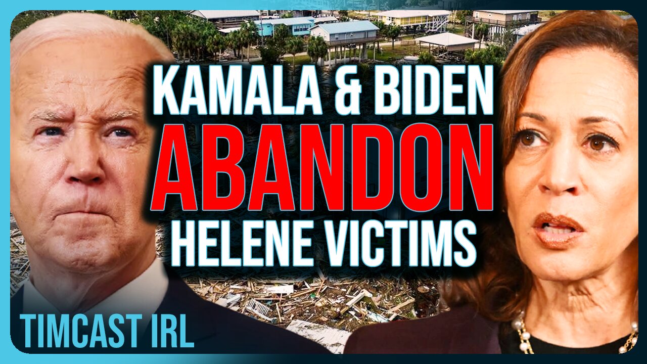 Kamala & Biden ABANDON Helene Victims, Trump On Site HELPING