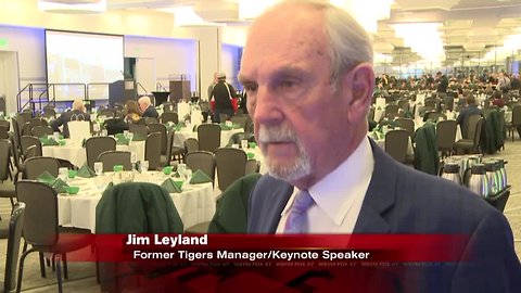 Former Tigers Skipper Jim Leyland Speaks At MSU's Annual First Pitch Dinner