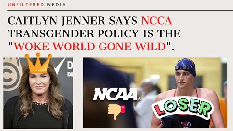 Caitlyn Jenner BLASTS transgender policy in the NCAA.