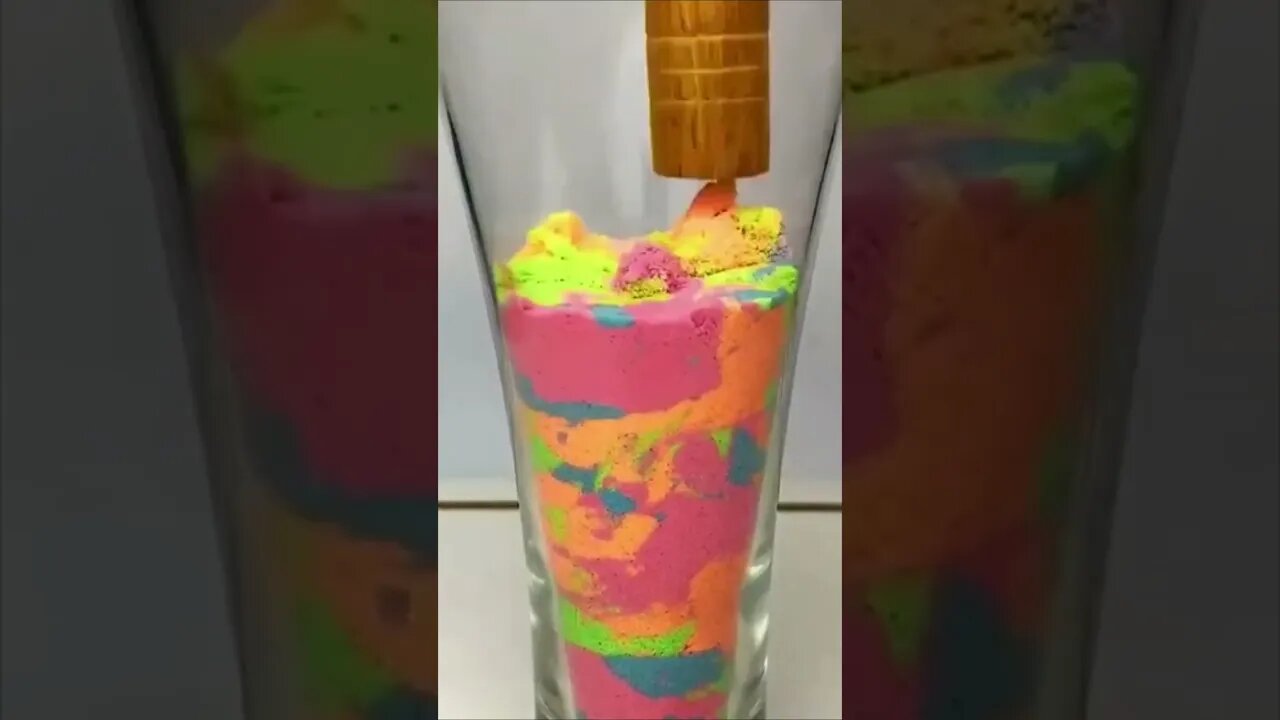 😋 kinetic sand 🌼#asmr #relaxing #shorts #satisfyingvideo #kineticsand #relax
