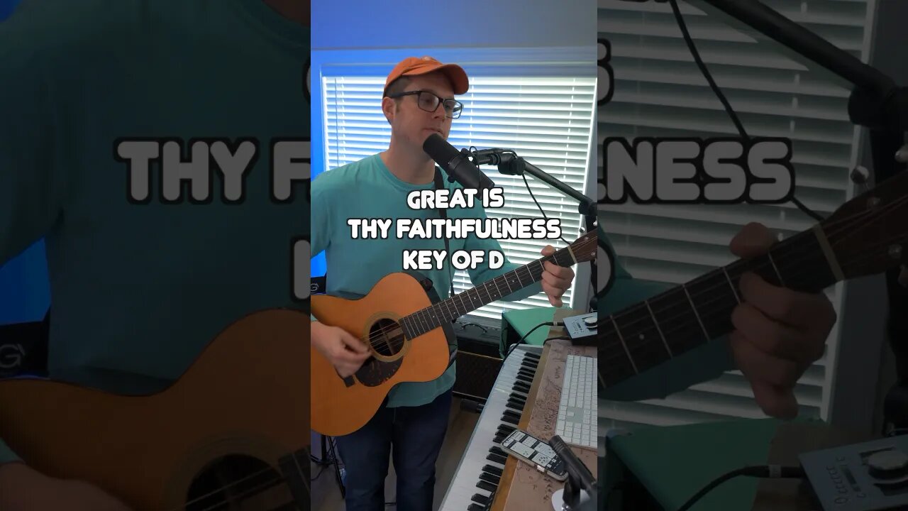 🤪 No Sane Person Would Play This Guitar Chord… #worshiptutorials Great Is Thy Faithfulness