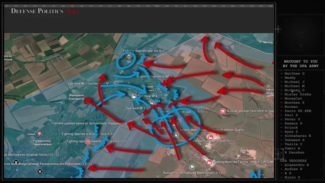 [ Battle of Soledar ] Russia captured 60% of Soledar ; 2nd force invaded into northern part of city