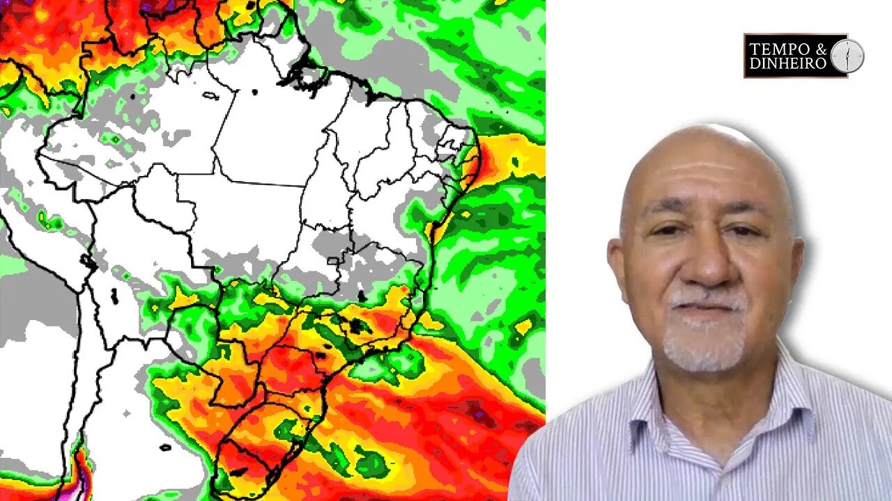 Chuvas Fortes no Sul e SP; Frio chega no RS neste Final de Semana