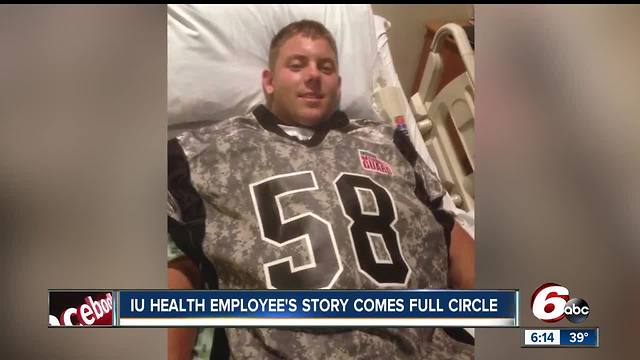 Man begins working for hospital that saved his life in high school