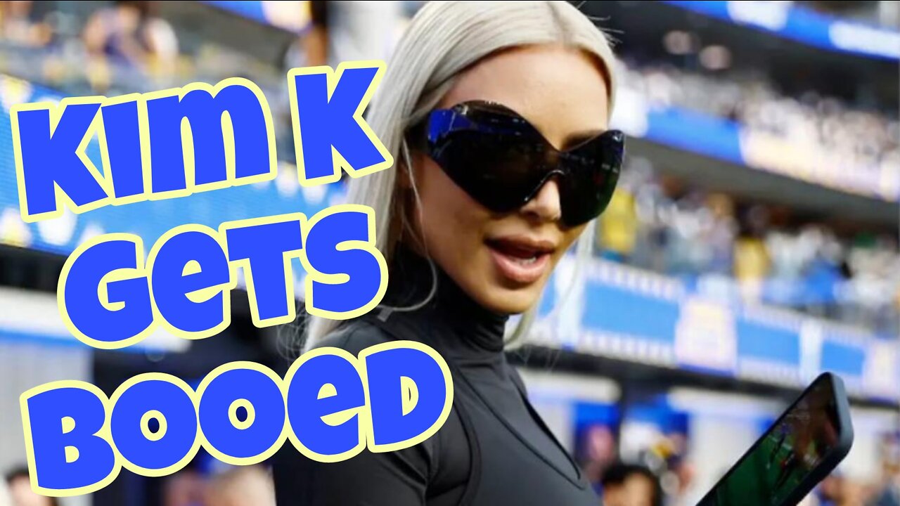 KIm K. gets booed