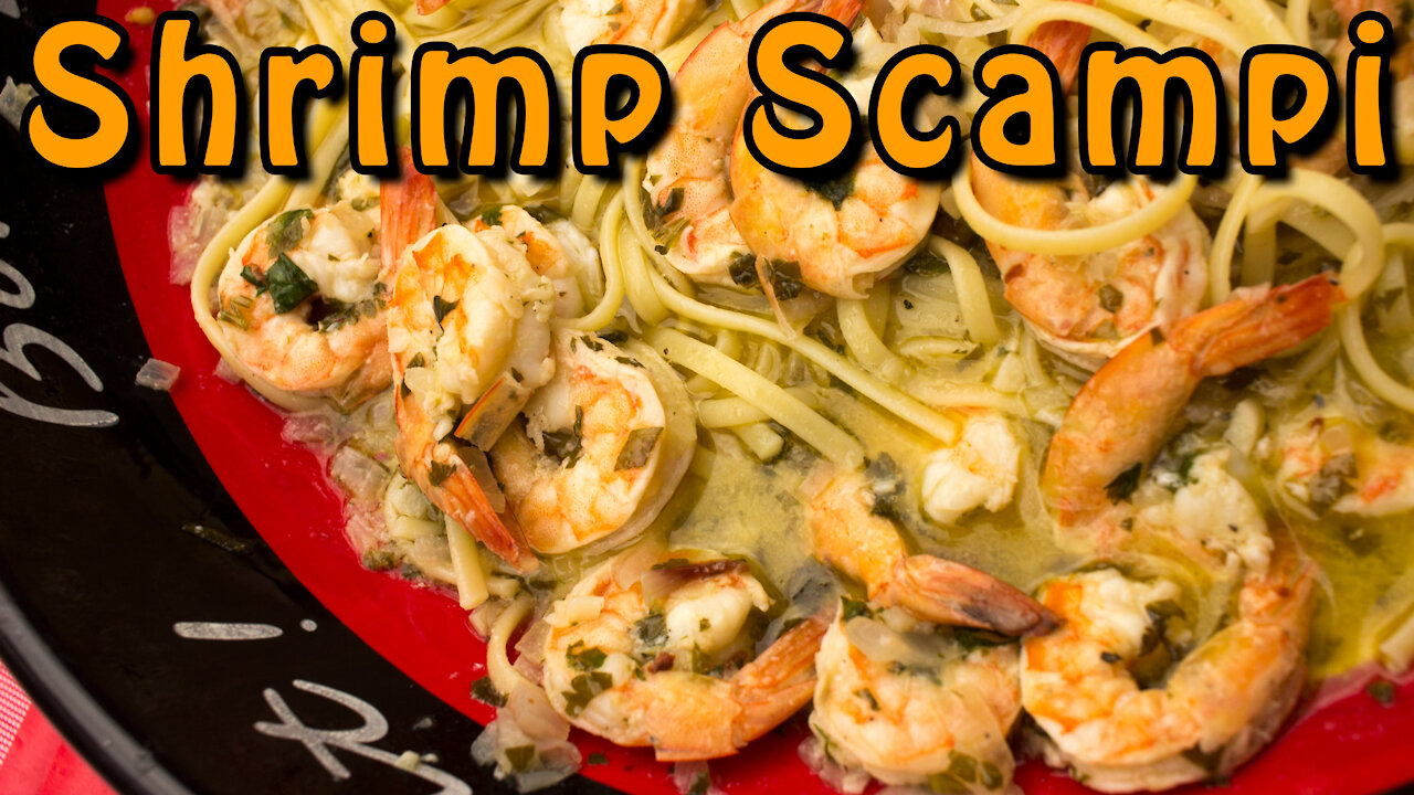 Dutch Oven Shrimp Scampi