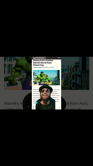 Disney Is DESPERATE! Purges MORE Marvel Content From Streaming! #marvel #hulk #shorts