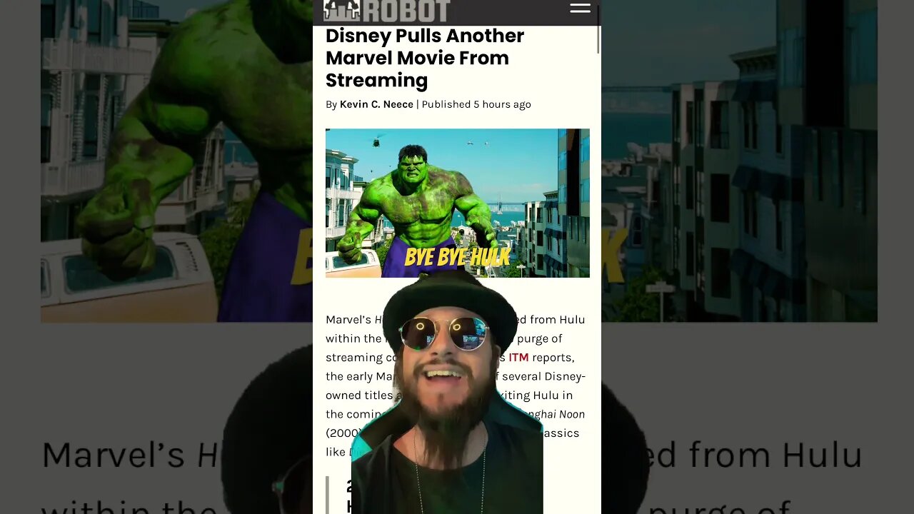 Disney Is DESPERATE! Purges MORE Marvel Content From Streaming! #marvel #hulk #shorts